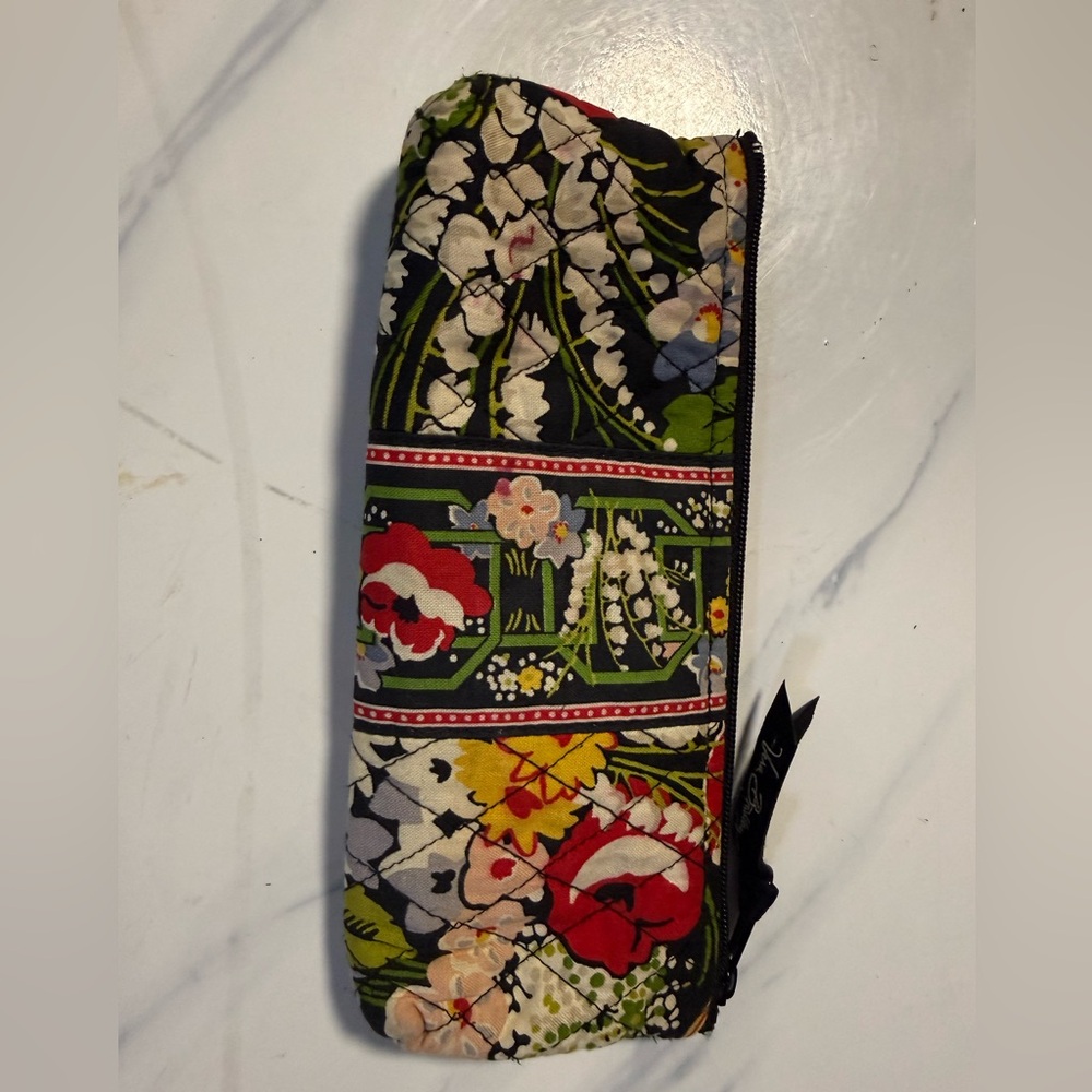 Vera Bradley Floral Quilted Zip Cosmetic Case - Multicolor